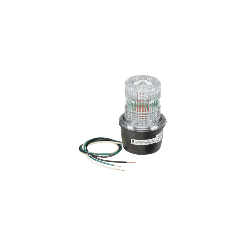 Luz de advertencia LED serie Streamline, 120 Vca, montaje tipo t, clar