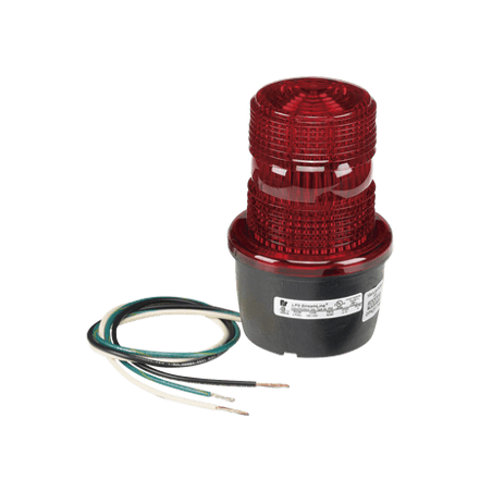 Luz de advertencia LED serie Streamline, 120 Vca, montaje tipo t, rojo