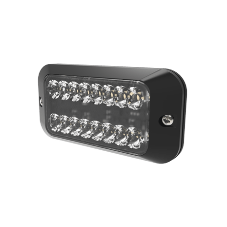 Luz Auxiliar Serie EDX3789, 8 LEDs Ultra Brillantes, color ámbar claro