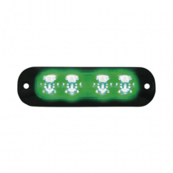 Luz Perimetral , 4 LEDs Ultra Brillantes, color Verde