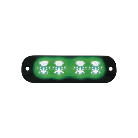 Luz Perimetral , 4 LEDs Ultra Brillantes, color Verde