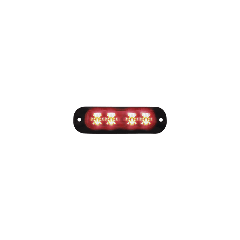 Luz Perimetral , 4 LEDs Ultra Brillantes, color Rojo