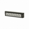 Luz Auxiliar Serie X3705, 6 LEDs Ultra Brillantes, color Rojo / Azul