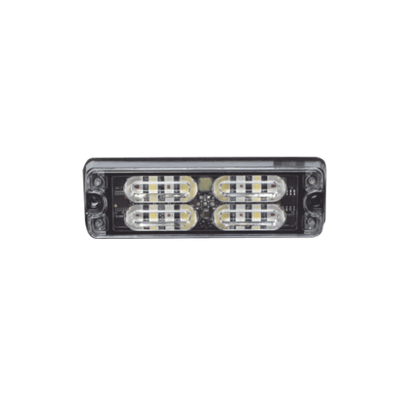 Luz Perimetral, 12 LED Ultra Brillantes, Color Rojo / Claro