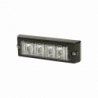 Luz Auxiliar Serie X3704, 4 LEDs Ultra Brillantes, color Rojo / Azul