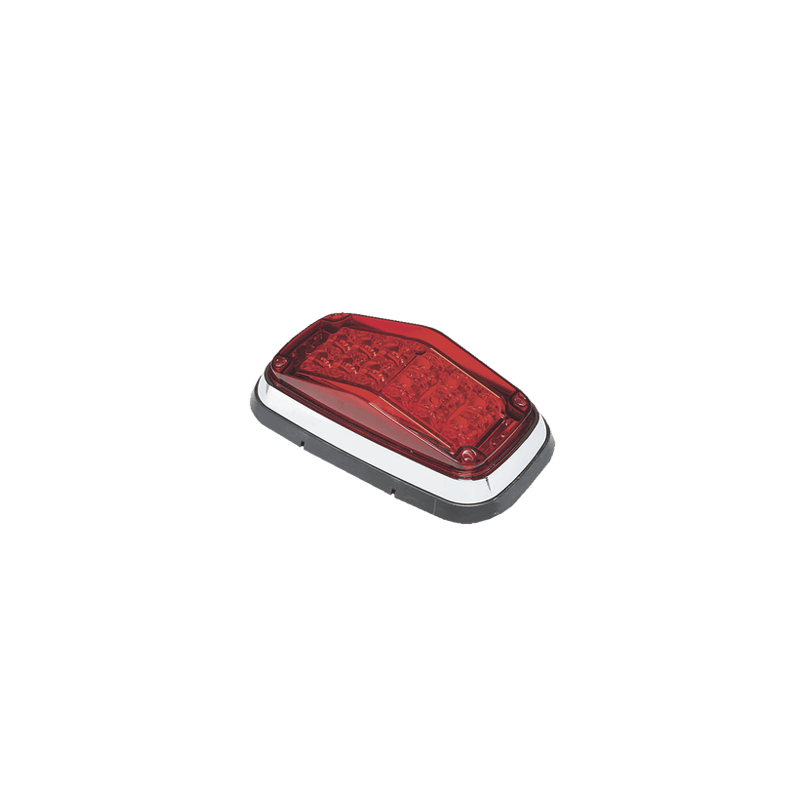 Luz de advertencia 8 X 4, Color Rojo, IP67, SAE, Ideal para Ambulancia