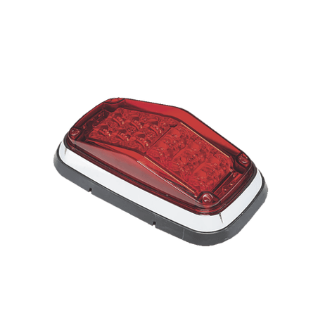 Luz de advertencia 8 X 4, Color Rojo, IP67, SAE, Ideal para Ambulancia