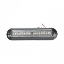 Luz Auxiliar, Ultra Brillante, IP67, 18 LEDs, Tricolor, Color Rojo/Cla