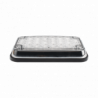 Luz de Advertencia de 6X4, Bicolor Rojo/Claro, Ideal para Ambulancias