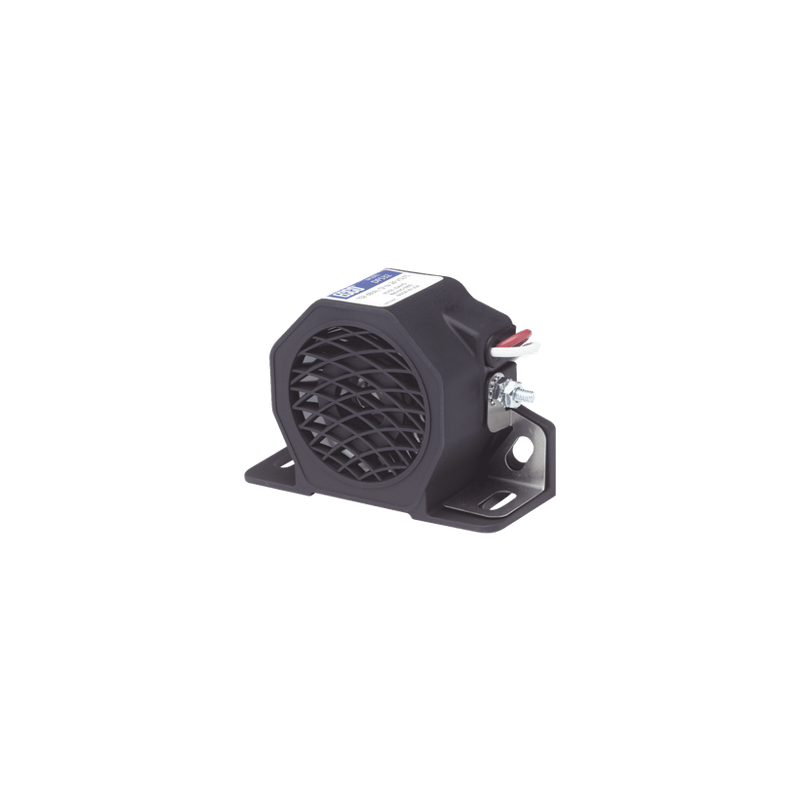 Alarma de reversa y doble tono, 12-24 Vcc, 102 dBA
