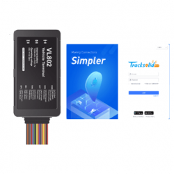 Localizador vehicular 4G Boton de Emergencia y Relevador incluidos / d