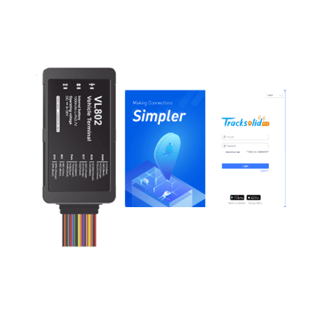 Localizador vehicular 4G Boton de Emergencia y Relevador incluidos / d