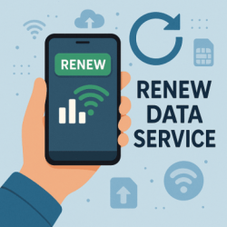 Renovacion de servicio para servicio de datos Telcel ( solo compatible