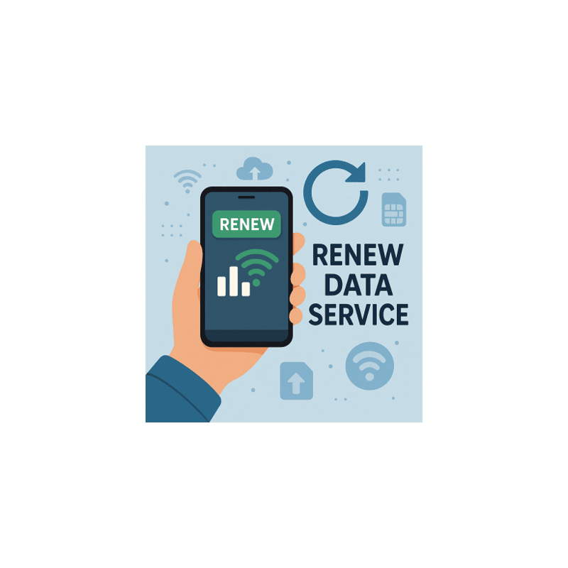 Renovacion de servicio para servicio de datos Telcel ( solo compatible