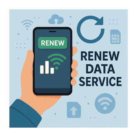 Renovacion de servicio para servicio de datos Telcel ( solo compatible