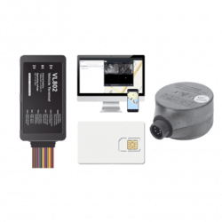Kit localizador vehicular / 4G LTE / BLE / RS485 / Audio dos vias (req