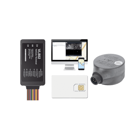 Kit localizador vehicular / 4G LTE / BLE / RS485 / Audio dos vias (req
