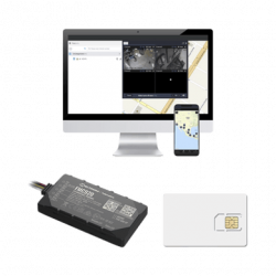 Kit Rastreador Vehicular 4G LTE CAT 1 y 2G/ Anualidad de SIM600MB1Y /