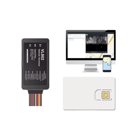 Kit localizador vehicular / 4G LTE / BLE / RS485 / Audio dos vias (req