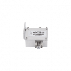 Protector RF Coaxial A 75 Ohms 24VDC Con Conector F Hembra De 300 MHz