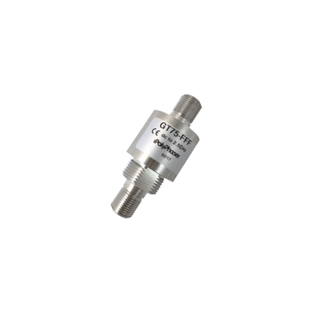 Protector Coaxial de DC a 2.5 GHz a 75 Ohms con Conectores F Hembra en