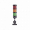 Torre LED Indicadora de estado de 3 niveles color Rojo, Ámbar y Verde,