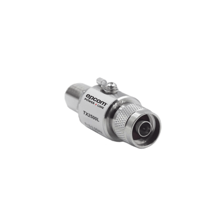 Protector de Línea Coaxial, tipo tubo de gas y paso de C.D., para 0-2.