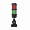 Torre LED Indicadora de estado de 2 niveles color Rojo y Verde, con Bu