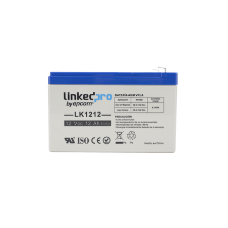 Batería 12 V / 12 Ah / UL / Tecnología AGM / Vida útil promedio de 5 a