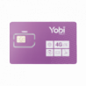 SIM Yobi para dispositivos móviles 3G/4G con recarga de 5GB cada mes d