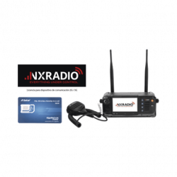 KIT Radio PoC  licencia NXRADIOTERMINAL, Incluye Radio PoC Móvil 4G LT