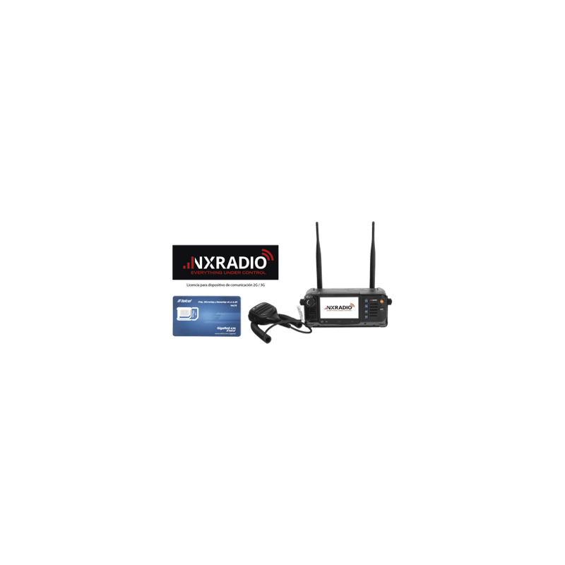 KIT Radio PoC  licencia NXRADIOTERMINAL, Incluye Radio PoC Móvil 4G LT