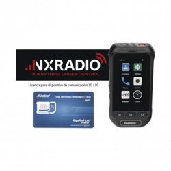 KIT Radio RG360 12 Meses Servicio NXRADIOTERMINAL  SIM YOBI 1GB Mensua
