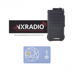 KIT de Radio PoC LTE  TE390 Incluye Licencia NXRADIOTERMINAL Y SIM AT&