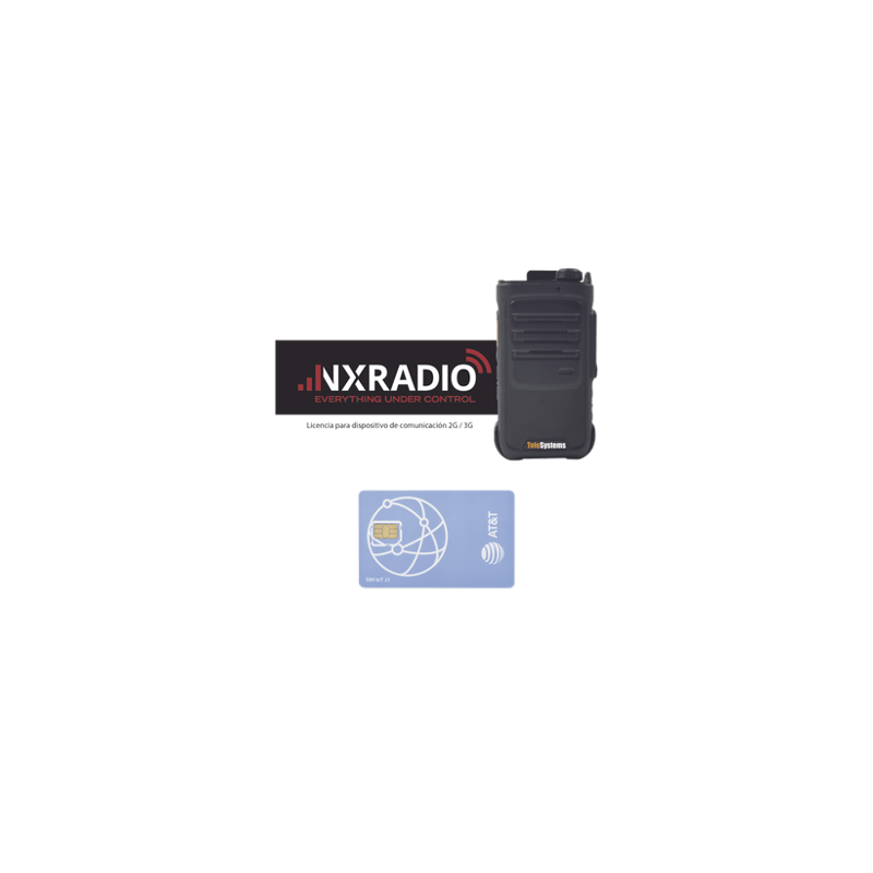 KIT de Radio PoC LTE  TE390 Incluye Licencia NXRADIOTERMINAL Y SIM AT&