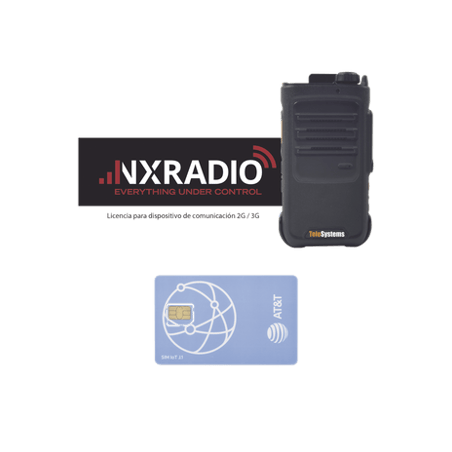 KIT de Radio PoC LTE  TE390 Incluye Licencia NXRADIOTERMINAL Y SIM AT&