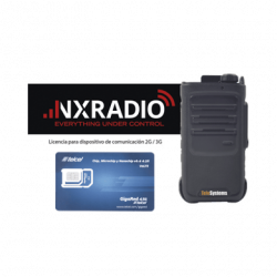 Kit de Radio TE390V2  Licencia NXRADIOTERMINAL Anual  SIM Telcel 1GB