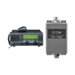 Kit de radio IC-M700pro con sintonizador de antena AT-130