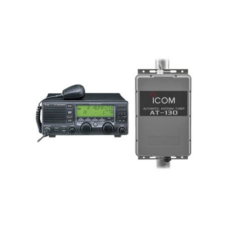 Kit de radio IC-M700pro con sintonizador de antena AT-130