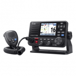 Radio móvil marino VHF clase D, con pantalla a color de 3.5