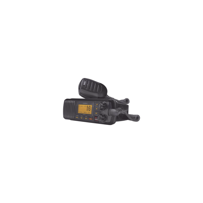 Radio Móvil Marino VHF, color negro, 25 W de potencia, sumergible IPX4