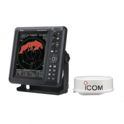 Radar marino tipo domo de 36NM, con pantalla a color de 10.4 pulgadas,