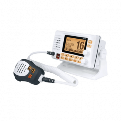 Radio Móvil Marino VHF, color blanco con receptor de GPS integrado, pu