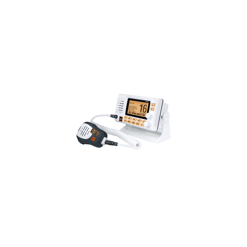 Radio Móvil Marino VHF, color blanco con receptor de GPS integrado, pu