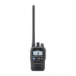 Radio portátil marino y comercial en VHF, incluye los canales USA, INT