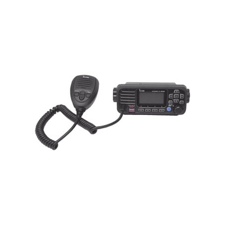 Radio móvil marino ICOM, color negro, clase D DSC, Tx: 156.025 - 157.4