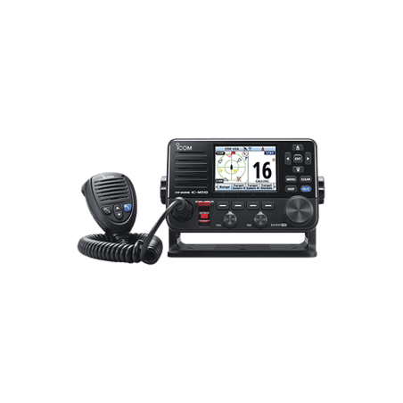 Radio movil marino VHF clase D con receptor AIS integrado, cuenta con