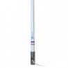 Antena marina VHF en fibra de vidrio con base de acero inoxidable en r