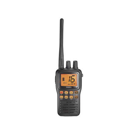 Radio Marino Portátil VHF, flotante y sumergible, Rx: 156.050-163.275M