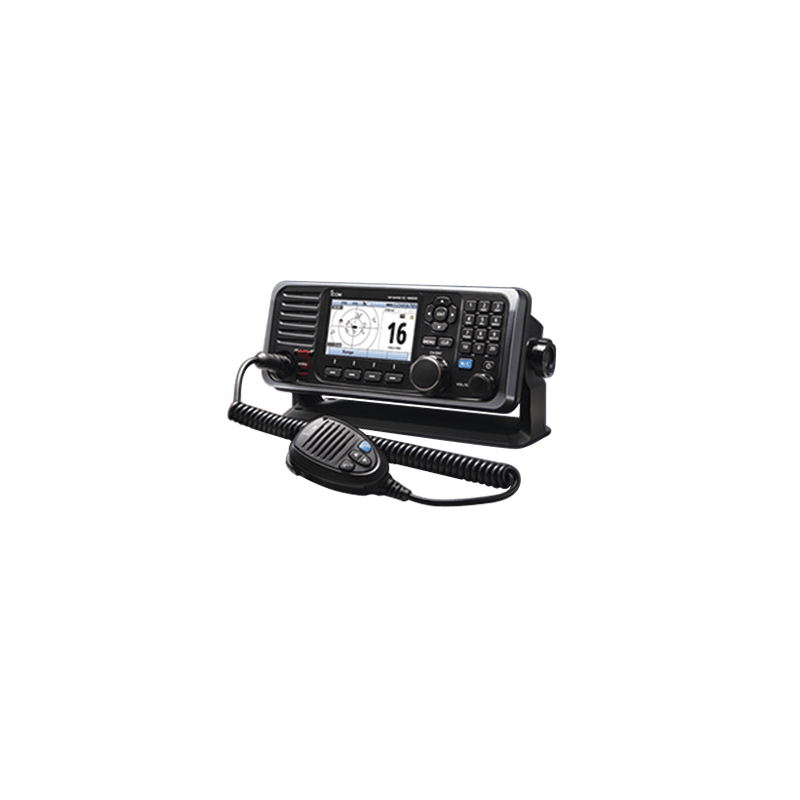 Radio Móvil Marino en banda de VHF, con pantalla a color de 4.3 pulgad